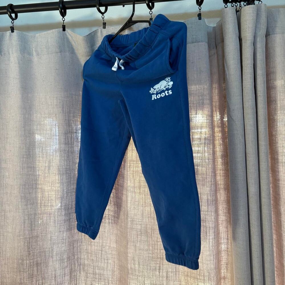 Roots blue sweatpants with drawstring